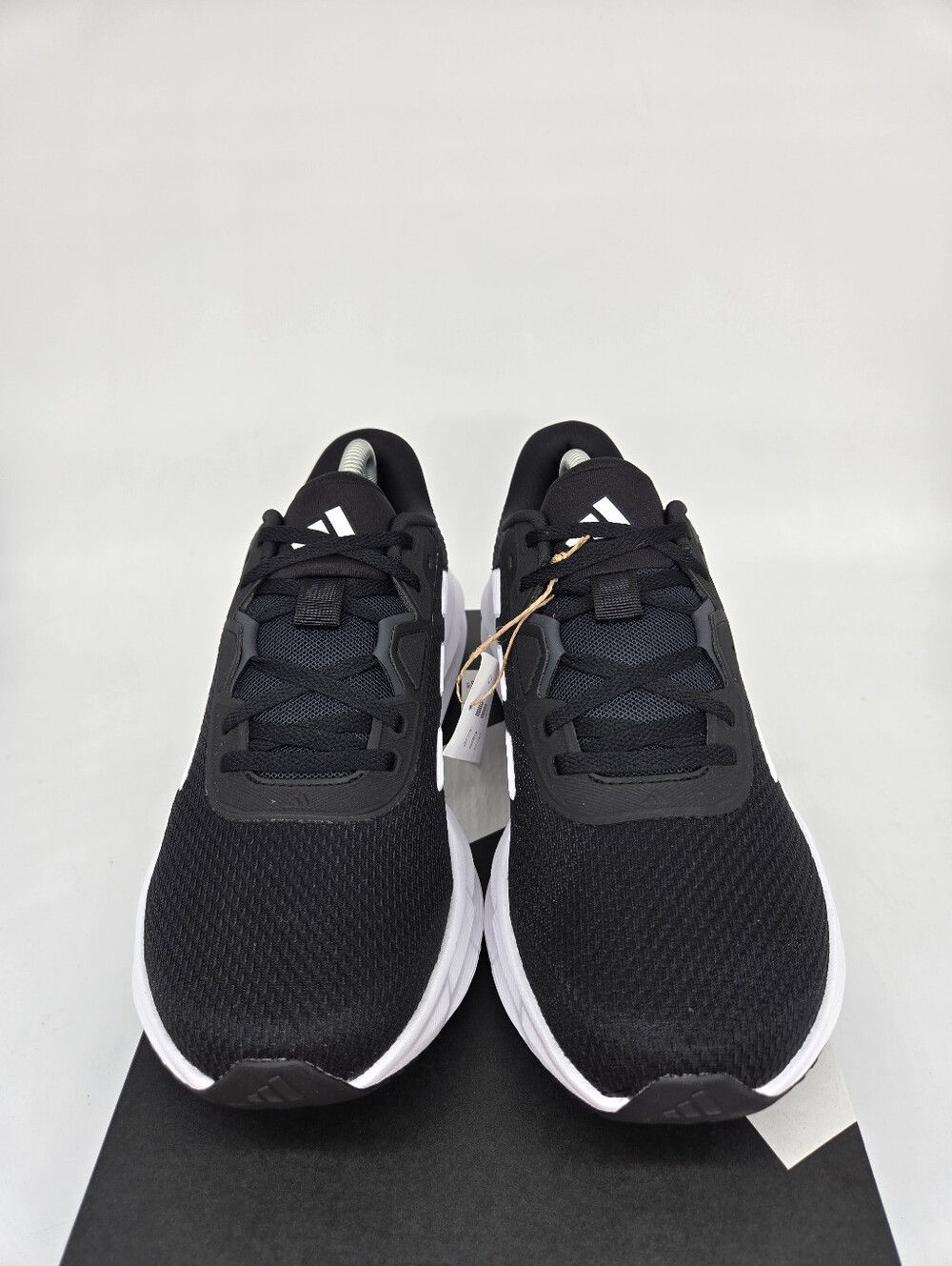 adidas Women's Galaxy 7 ID8765 Black White Running Shoes Size 6 - Picture 2 of 8
